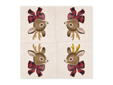 Reindeer Bow Napkins 12pk